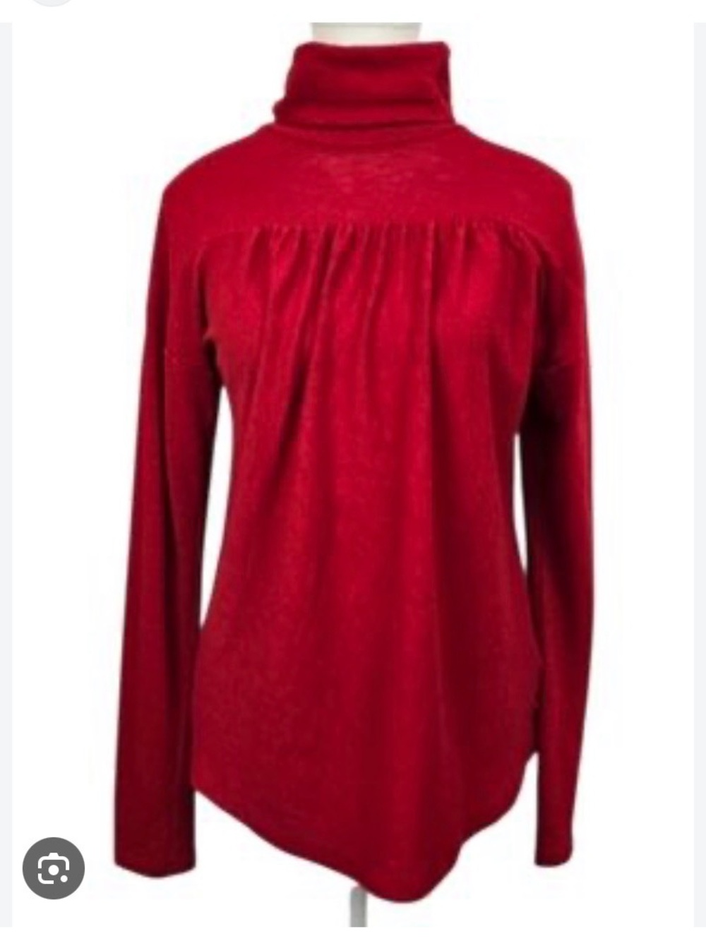 Anthropologie Maeve Red Turtleneck Sweater Small